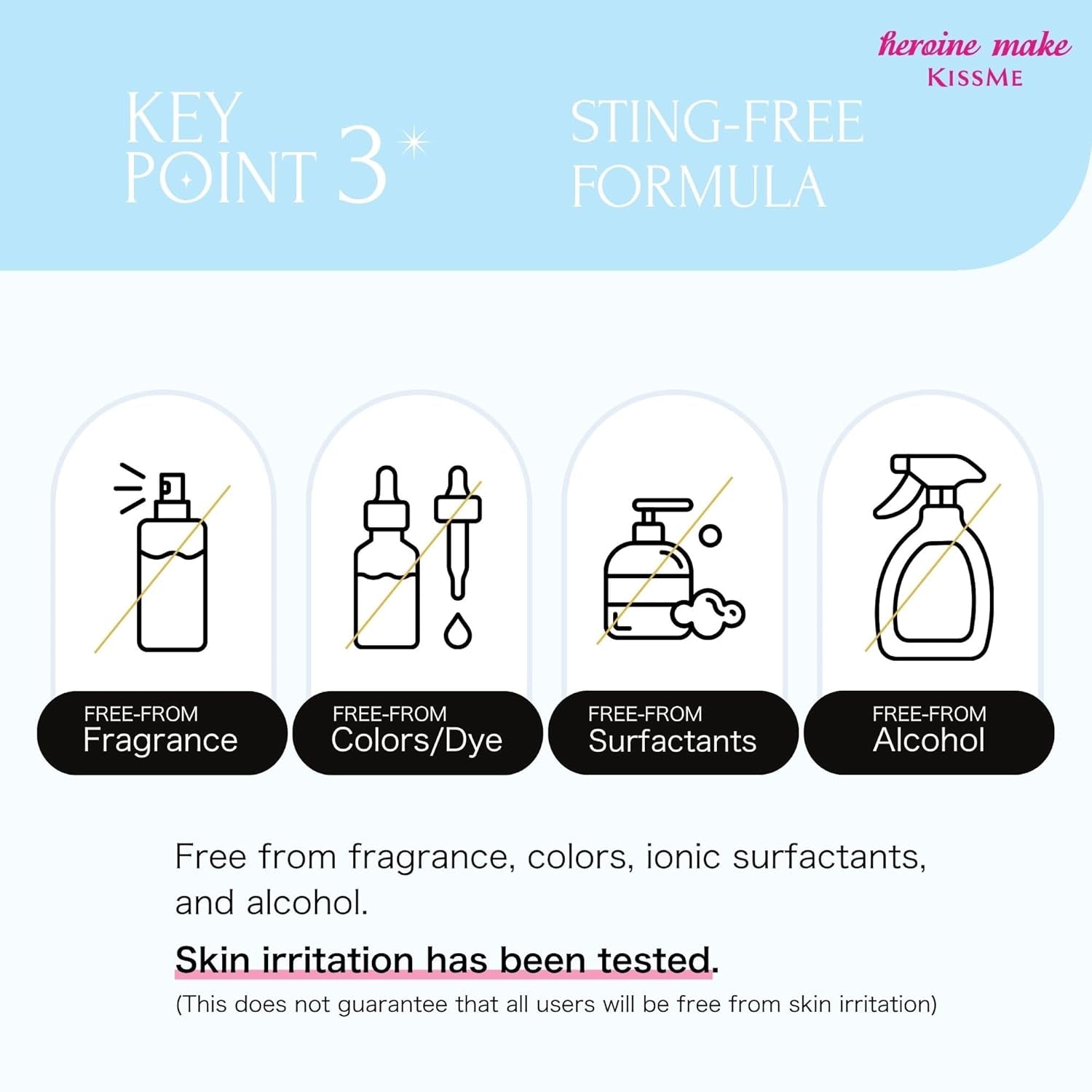 by Kissme Speedy Mascara Remover, Gentle Eye Makeup Remover for Waterproof Mascara, Fast-Acting & Non-Irritating Cleanser, Removes Stubborn Eye Makeup, 0.22 Fl Oz