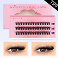 Lashes Cluster DIY Lash Extension Mixed Tray Clusters Eyelashes Fluffy Volume Individual Lashes Cat Eye Lash Extension