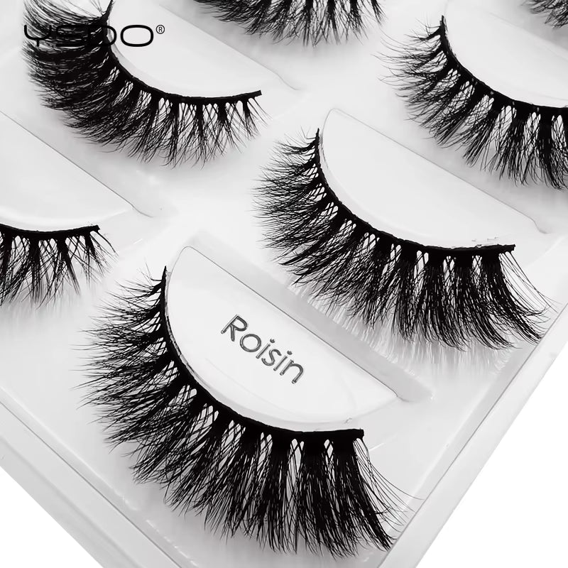 5 Pairs Eyelashes Makeup Mink Strip Lashes Dramatic Eyelashes Faux Cils Natural False Eyelashes Extension 3D Mink Eyelashes