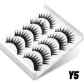 3D Mink Lashes Cat Eyelashes Fluffy Wispy Volume Lashes Natural Feathery Effect Lightweight Flexible Band Fake Lashes