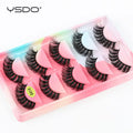 5 Pairs Eyelashes Makeup Mink Strip Lashes Dramatic Eyelashes Faux Cils Natural False Eyelashes Extension 3D Mink Eyelashes